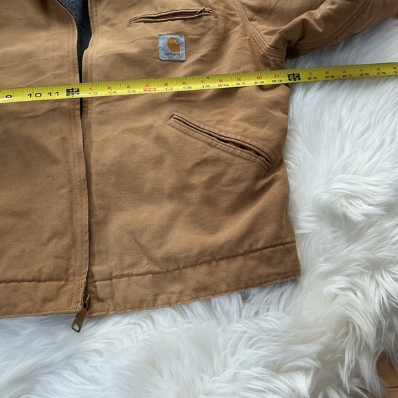Vintage 1994 Carhartt Detroit Jacket 6BLJ Blanket Lined Sz 42 (Large)Made in USA - Picture 5 of 14